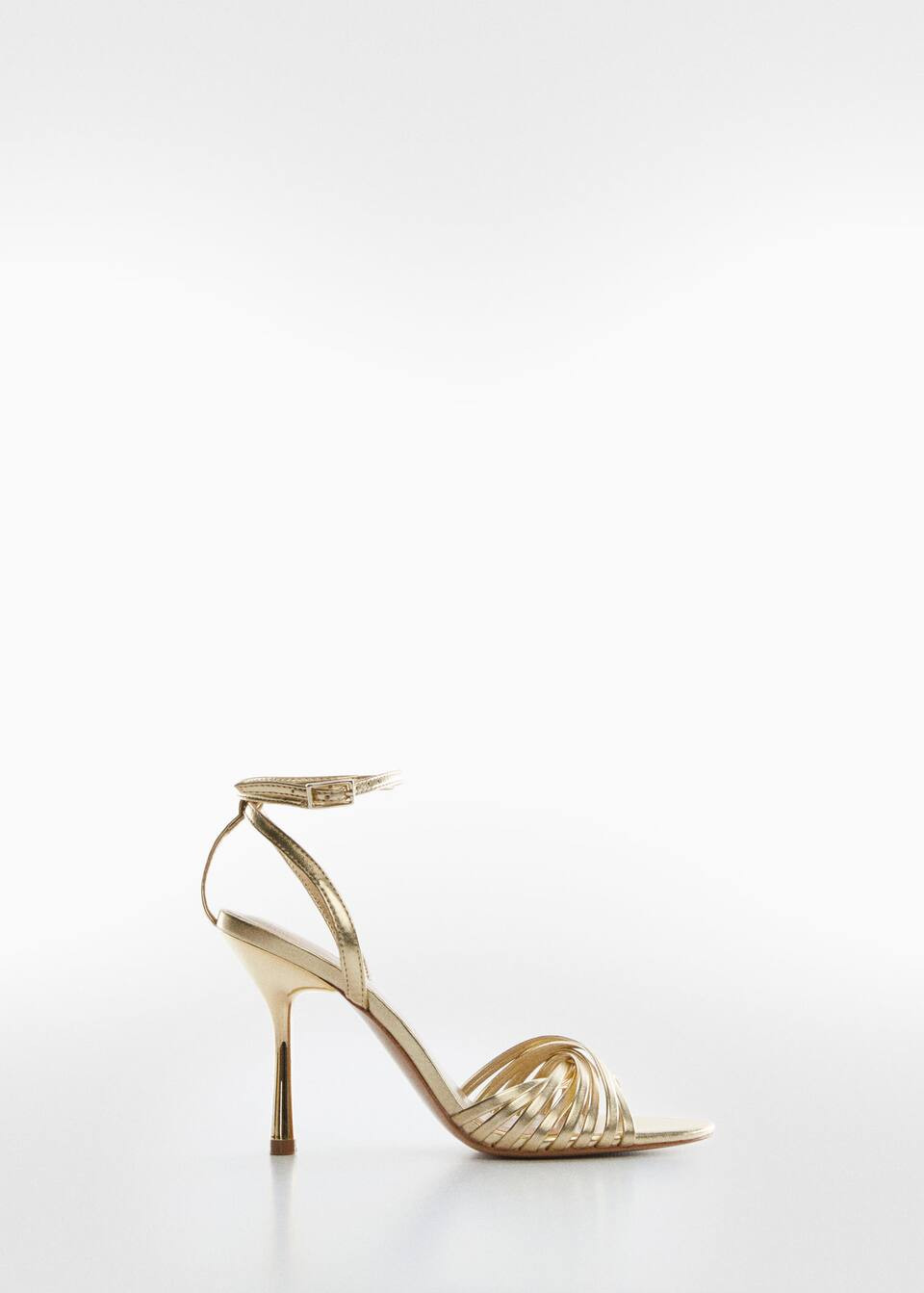 Strappy heeled sandals -  Women | Mango USA | MANGO (US)