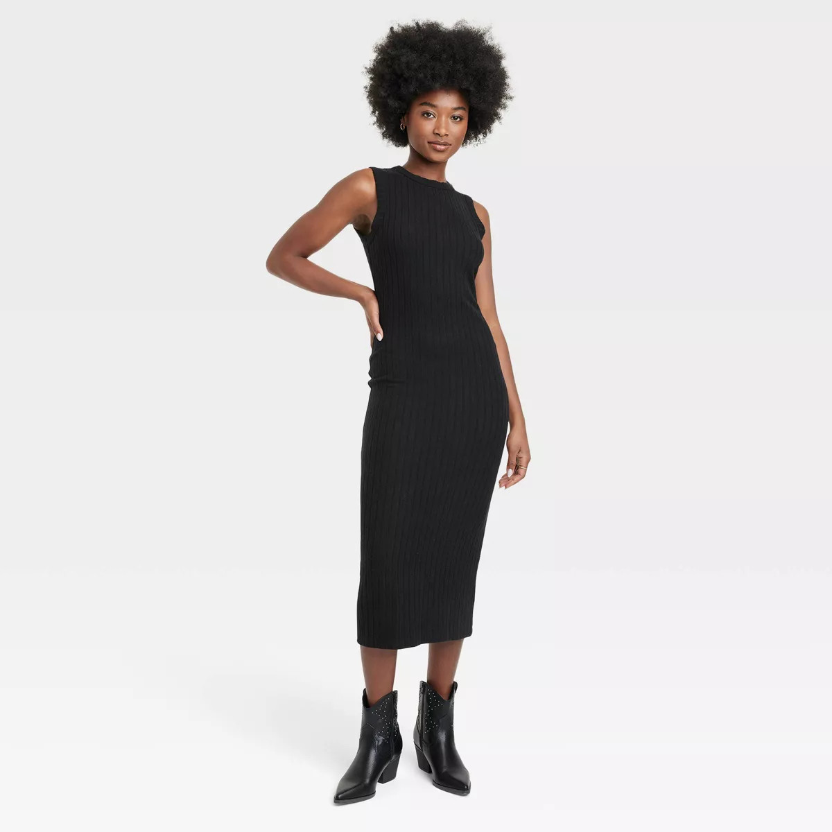 Women's Rib Knit Midi Dress - Universal Thread™ | Target
