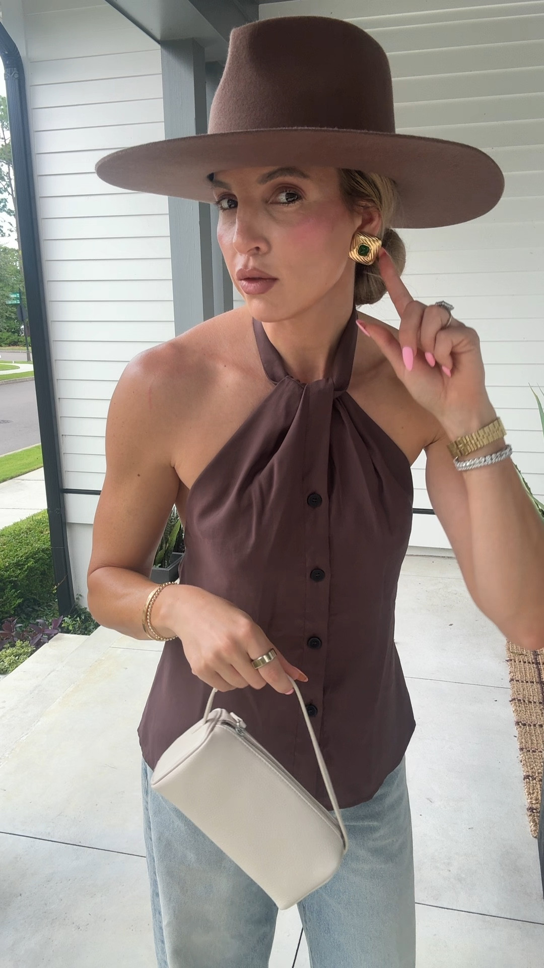 Lip liner- liyan
Wearing a small in the top
Size down in denim

#LTKOver40 #LTKShoeCrush #LTKItBag