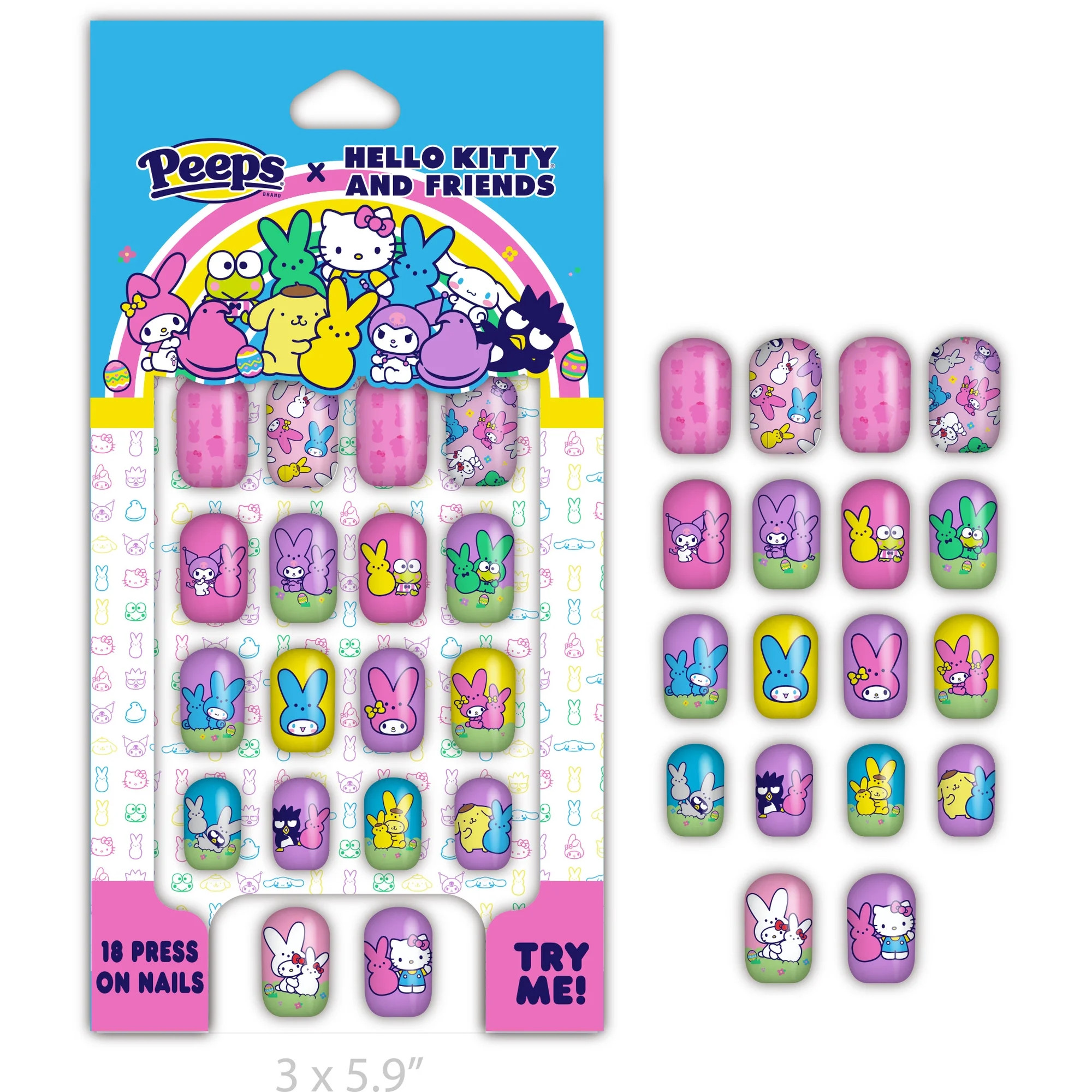 HK&P 18PC FAKE NAILS | Walmart (US)