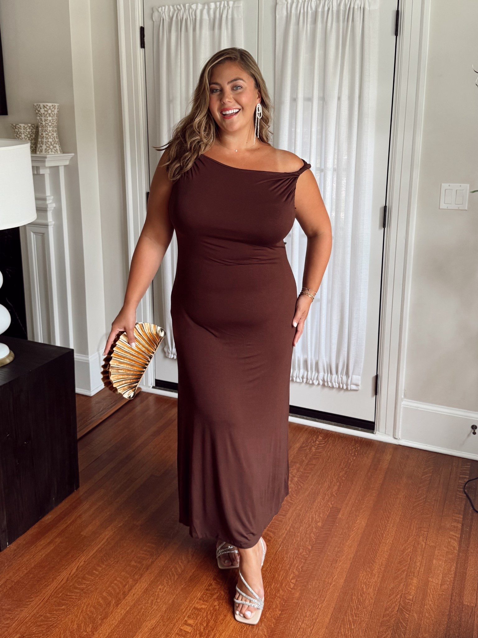 Wearing size 1X in dress - wedding guest dress, special events dress, holiday party dress. Use CARALYN15 on your first order at Spanx. 

#LTKPlusSize #LTKWedding #LTKParties