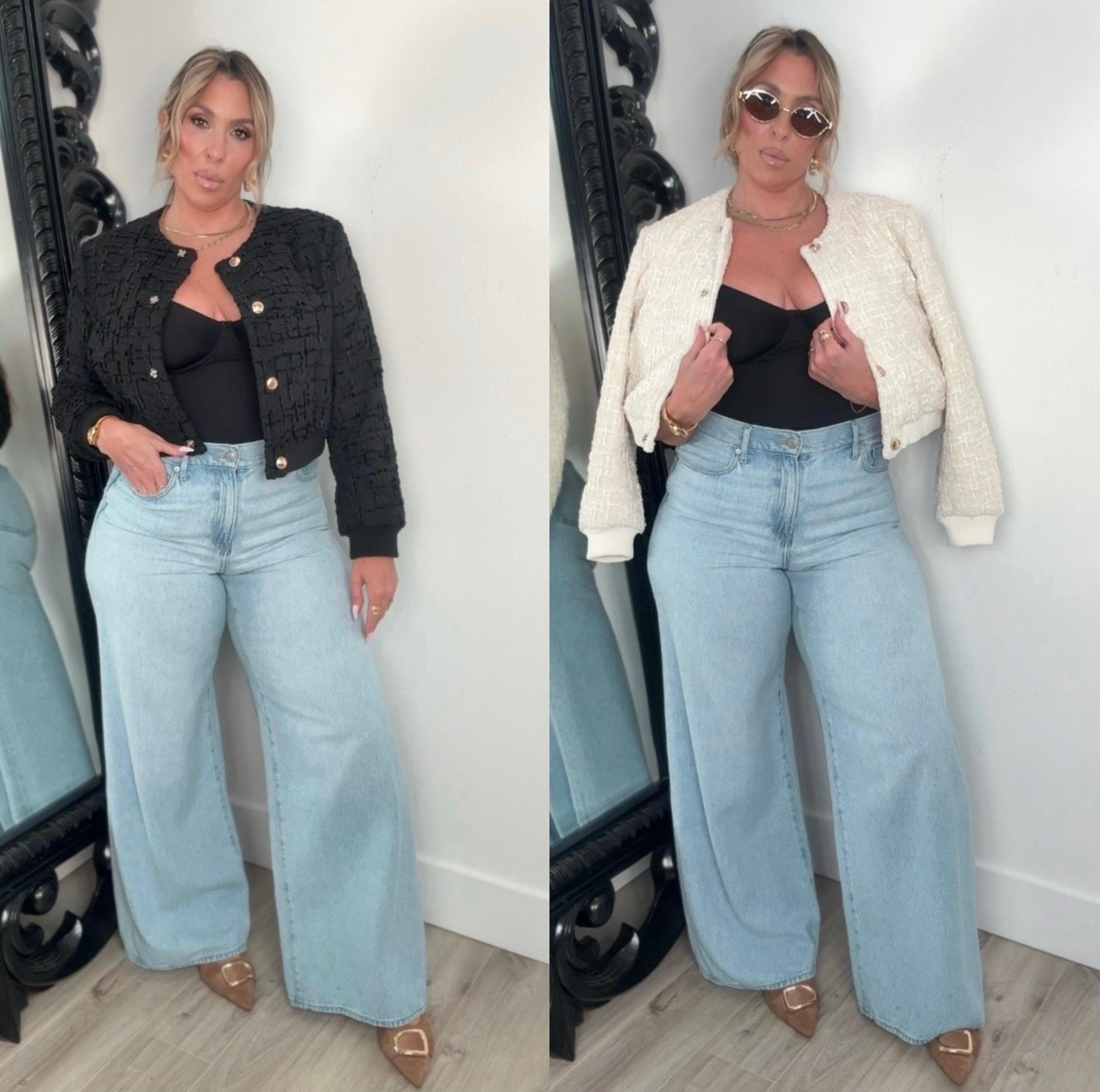 midsize elevated casual

Amazon jacket XL

 black corset compression bodysuit size XL fits up to a size 38 double DD (my size) adjustable straps. Also linked another option 

Express light wash denim 12L (no stretch but incredible fit). Linked another pair that fits similar with stretch 

lip combo mac stone liner smudges out with Clarins lip perfector in shade rosewood shimmer 


#LTKStyleTip #LTKMidsize #LTKShoeCrush

#LTKStyleTip #LTKOver40

#LTKFindsUnder50 #LTKMidsize #LTKStyleTip

#LTKMidsize #LTKStyleTip