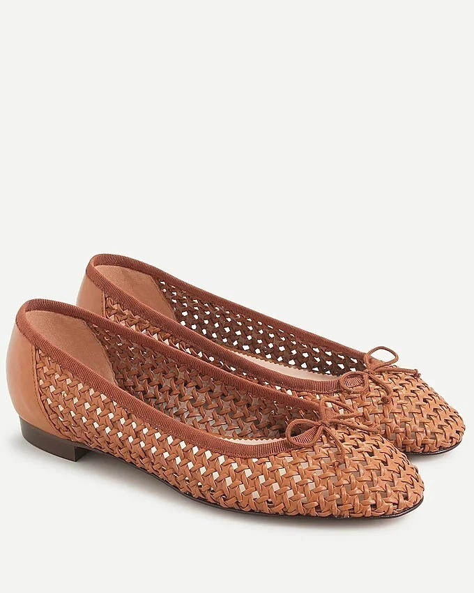 J. Crew Kiki  Woven Ballet Flats Size 10.5 | eBay US