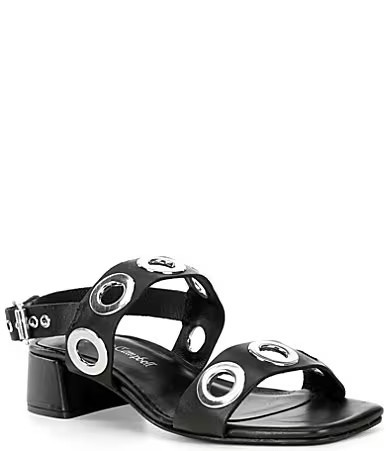 Jeffrey Campbell Rivets Leather Grommet Slingback Sandals - 9 | Dillard's