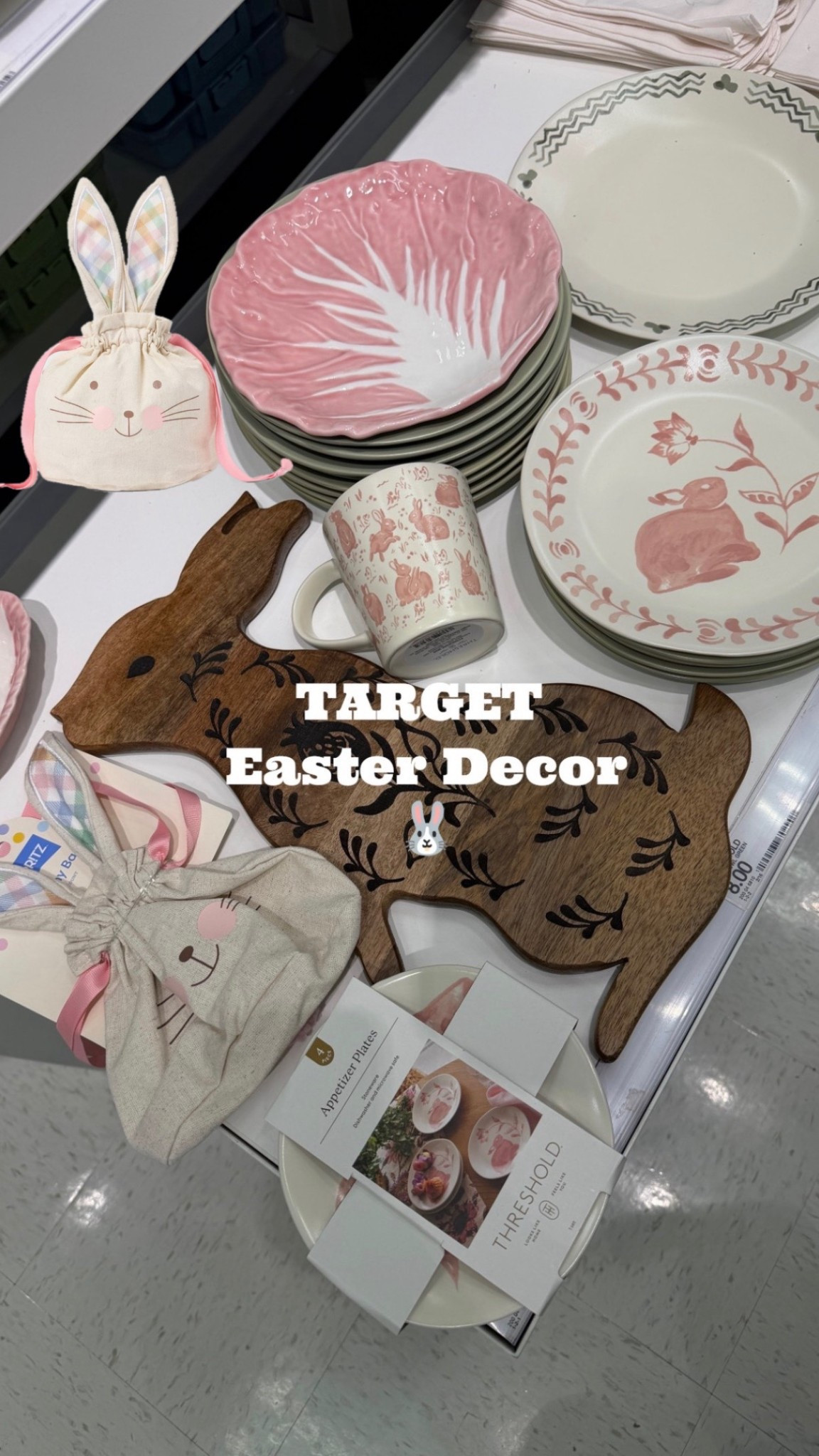 Found the cutest Target Easter finds today!  Loving the pink bunnies & cabbage plates and bowls.  What a cute Easter table for brunch or dinner.  #targettable #targetspring #targeteaster #eastertable @Target 

#LTKSeasonal #LTKHome #LTKSpringSale