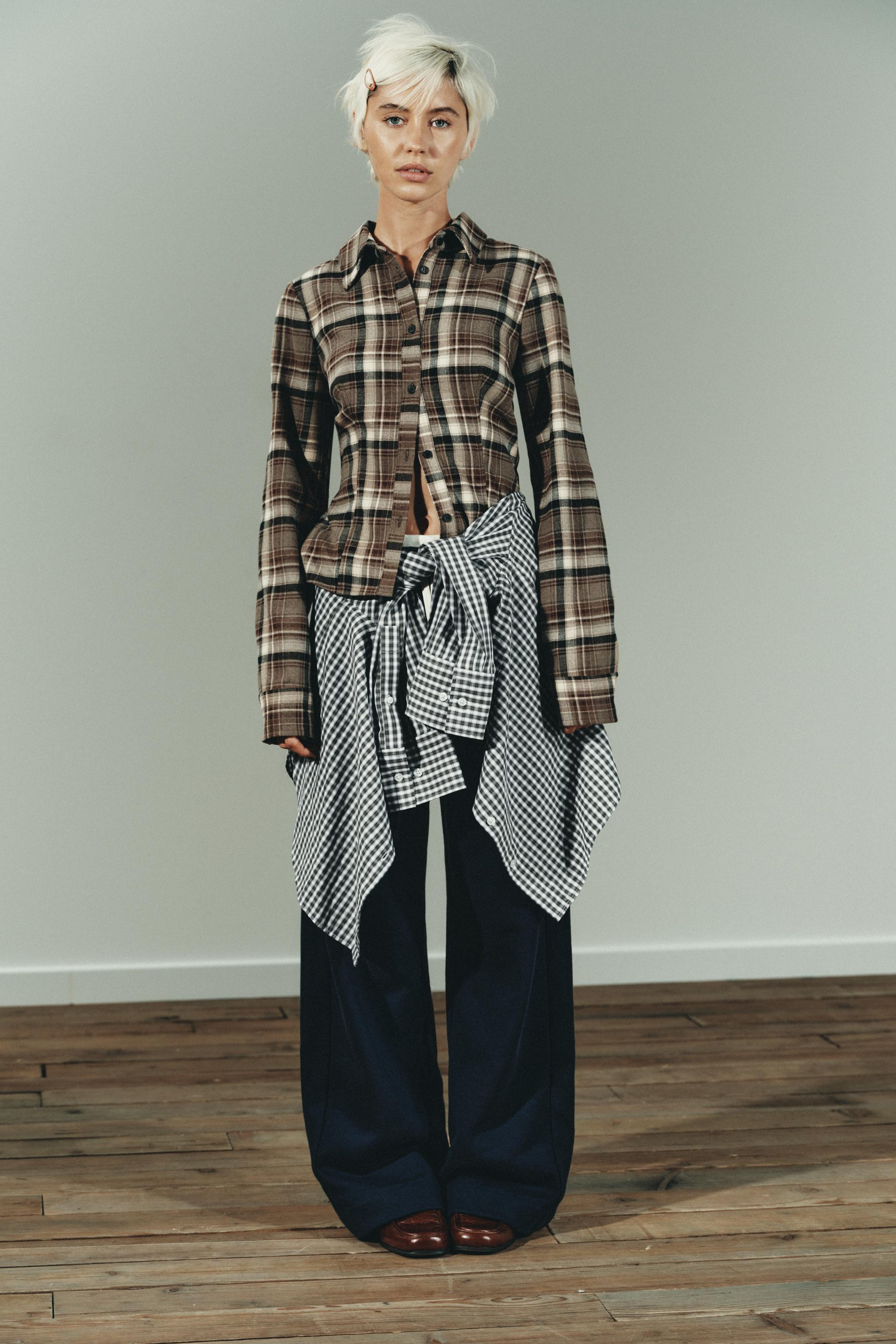 FITTED PLAID SHIRT | Zara US