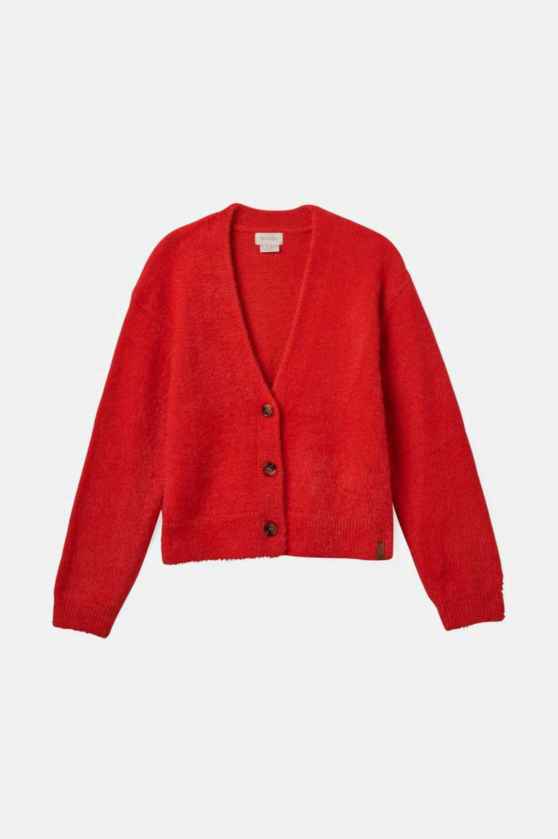 Women's Town Cardigan in Mars Red | Brixton
