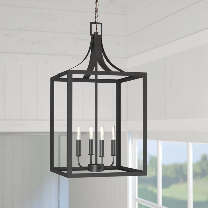 Sherri-Ann 4 - Light Lantern Rectangle Pendant | Wayfair North America