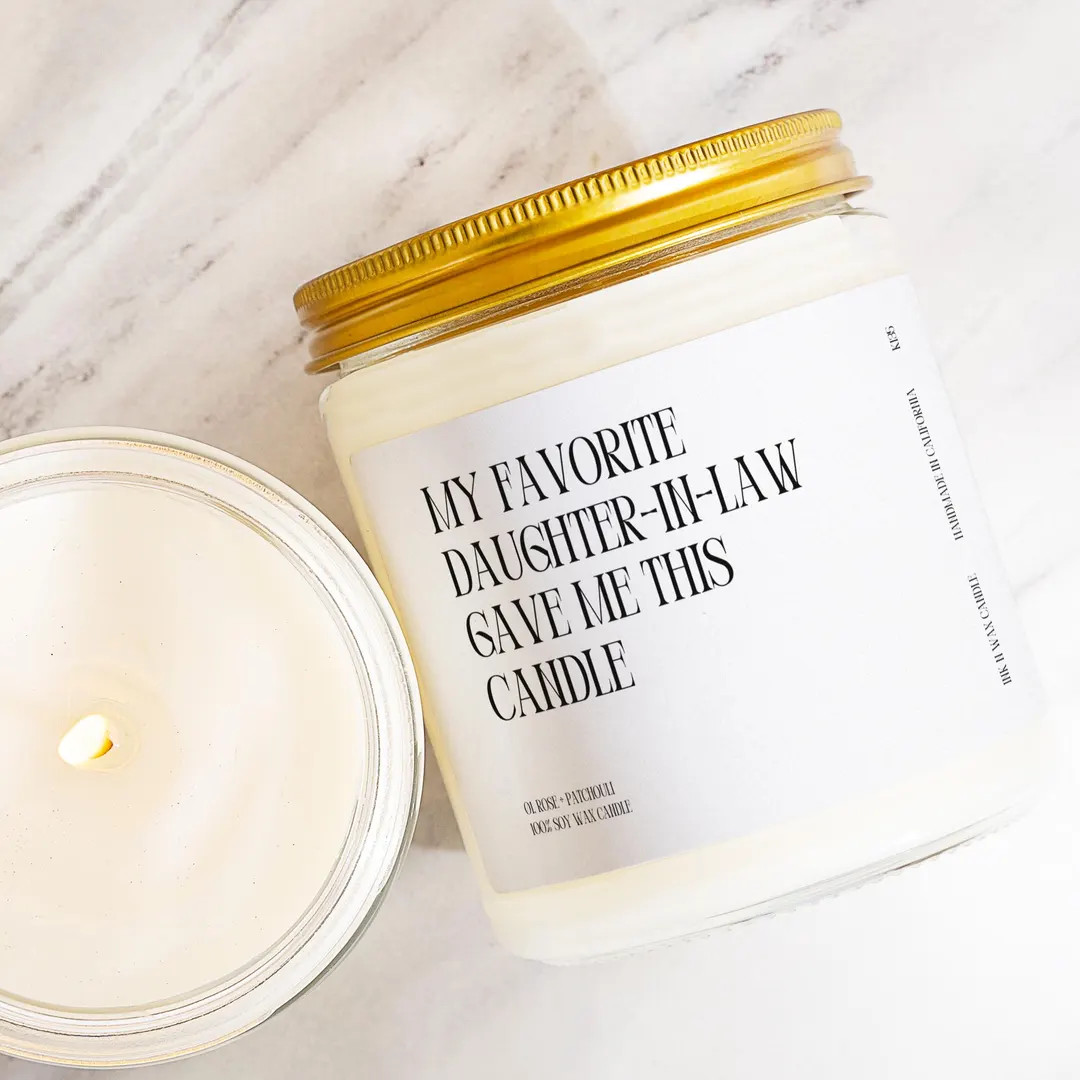 Mother in Law Gift Funny Candle Custom Soy Candle for Mother in Law Wedding Gift Birthday Gift fo... | Etsy (US)
