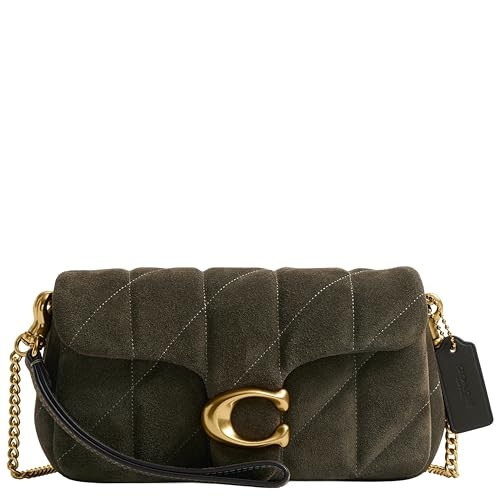 Coach Tabby Chain Crossbody 19, Olive Suede | Amazon (US)