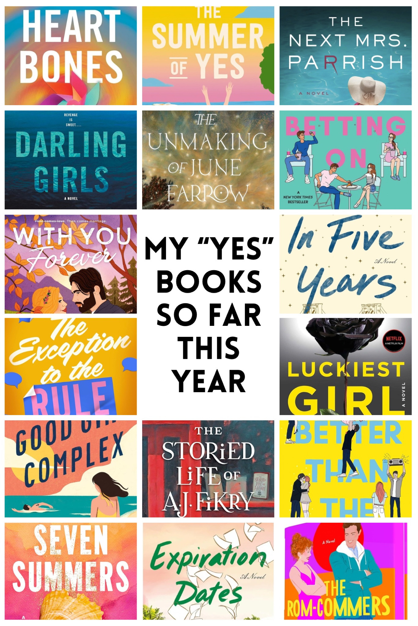 All my yes books so far this year! 

#LTKHome #LTKFindsUnder50