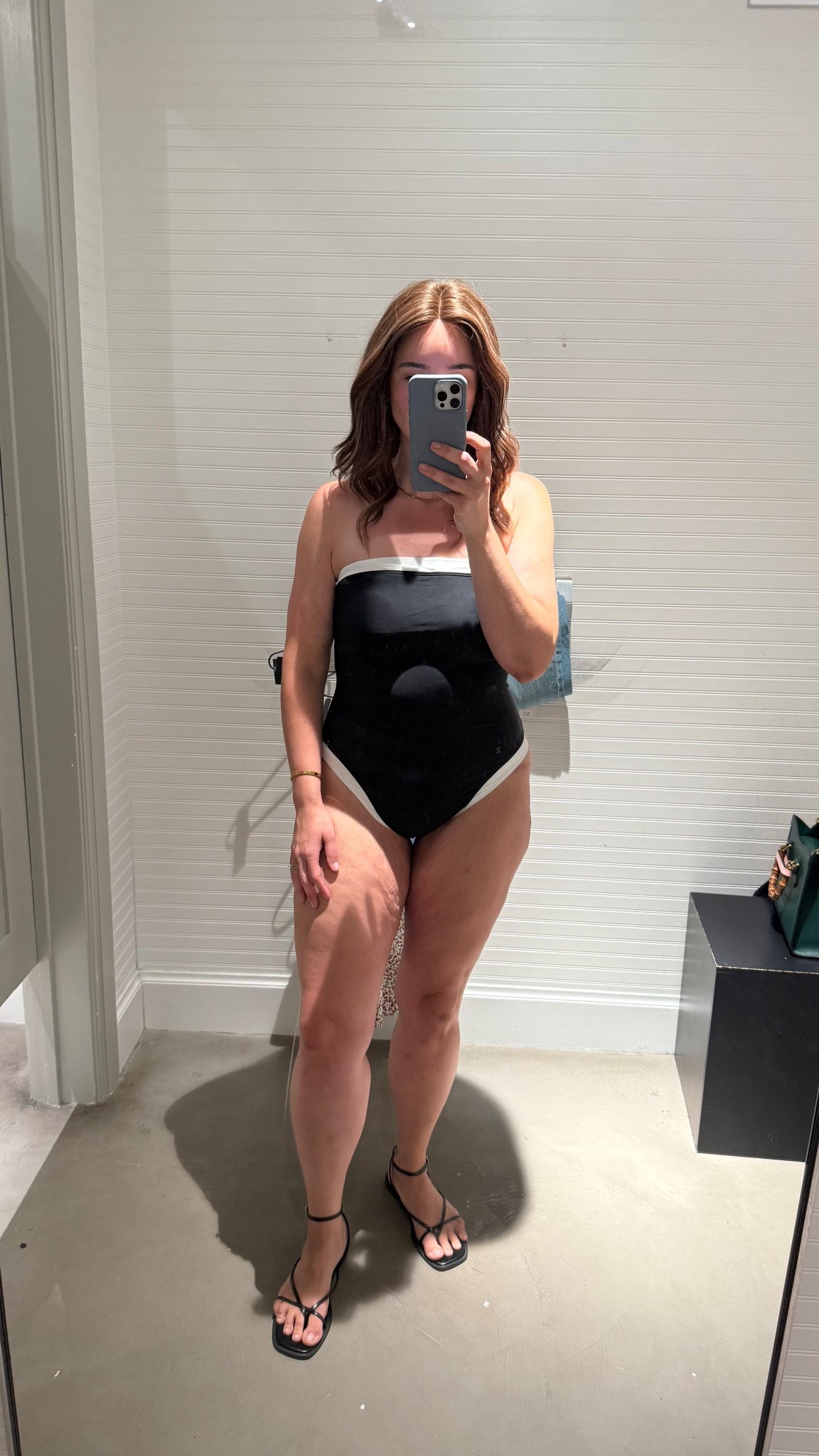 The most flattering strapless suit I have ever tried on  
