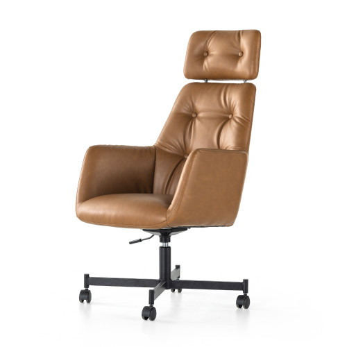 Four Hands Dauphin Desk Chair Sierra Butterscotch | Gracious Style