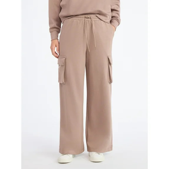 Scoop Women's and Women's Plus New Scubaknit Cargo Pants, Sizes XS-4X | Walmart (US)