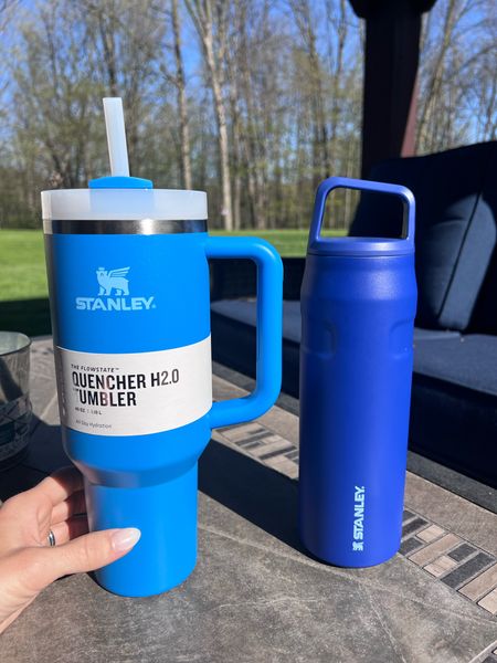I’ve been loving all my pink @stanleys lately, but my husband and son requested more blue-ish colors, so here we are! The IceFlow bottles and Quencher H2.0 tumblers are both great for sports events!  #stanleypartner 

#LTKfitness #LTKtravel #LTKhome