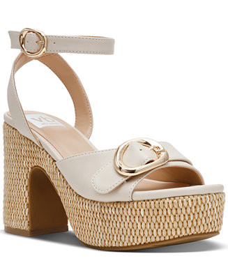 DV Dolce Vita Women's Merie Buckle-Detail Platform Dress Sandals - Macy's | Macy's