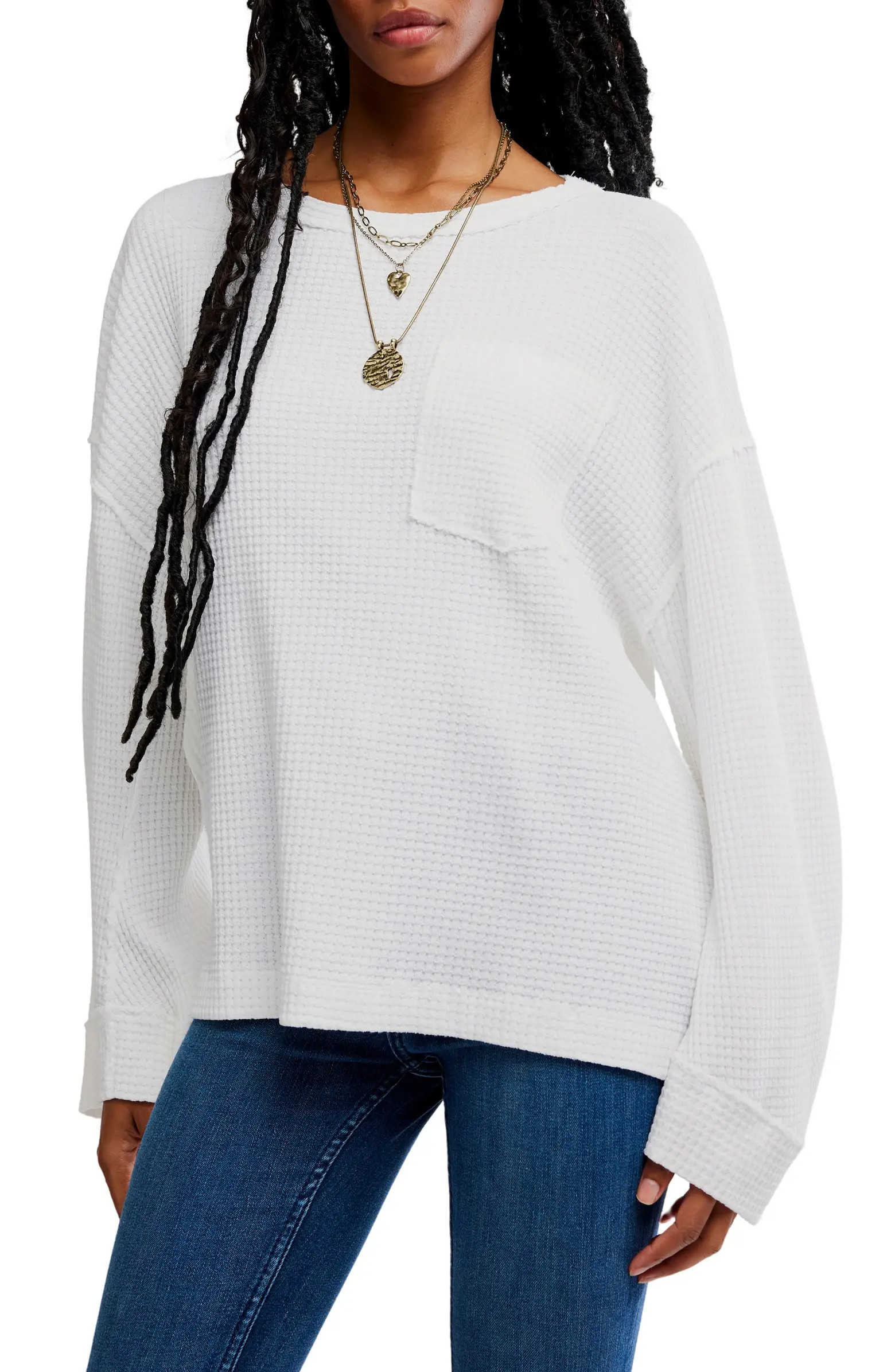 Cotton Thermal Knit Top | Nordstrom