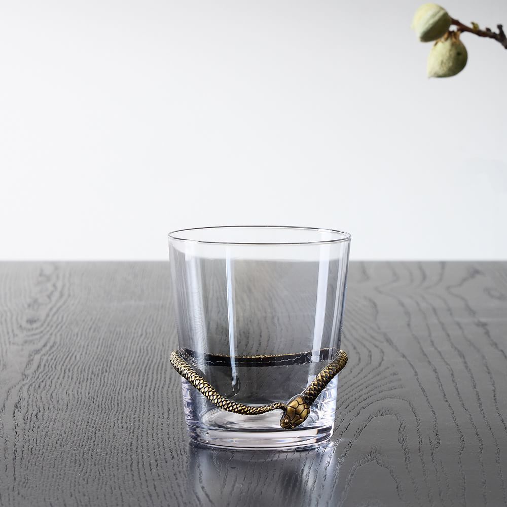 Metal Snake Glassware | West Elm (US)