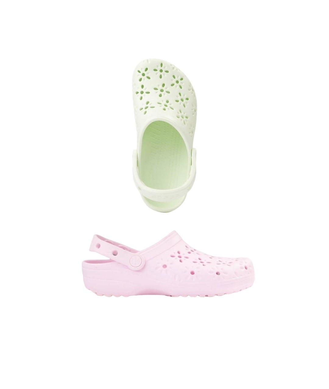 These just scream warm weather to me! The floral cutouts are so cute and these colors are everything. They are on sale now which makes it the perfect time to grab!

#LTKmomlife #LTKSaleAlert