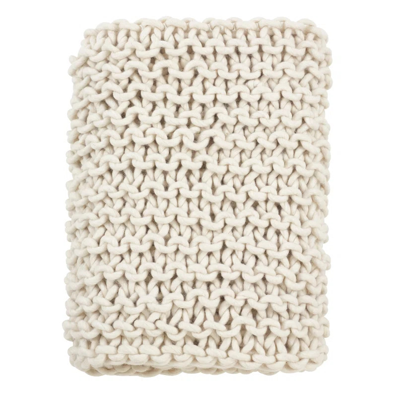 Aaravjit Chunky Knit Throw Blanket | Wayfair North America
