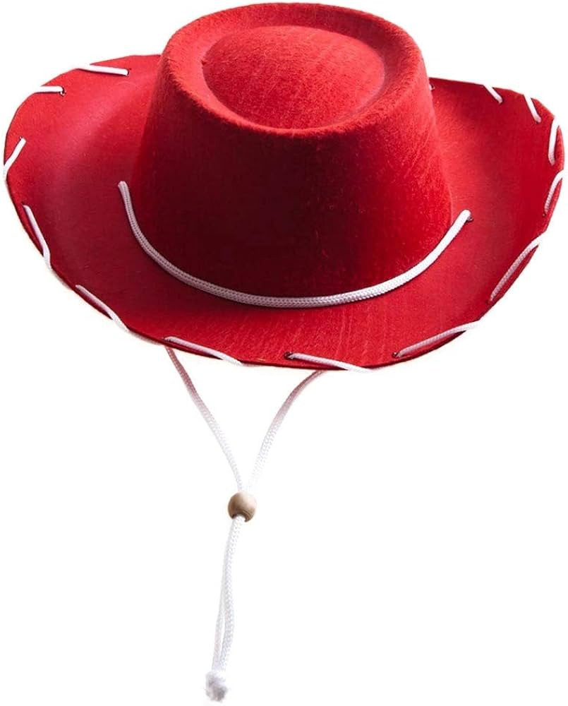 Century Novelty Children's Red Felt Cowboy Hat | Amazon (US)