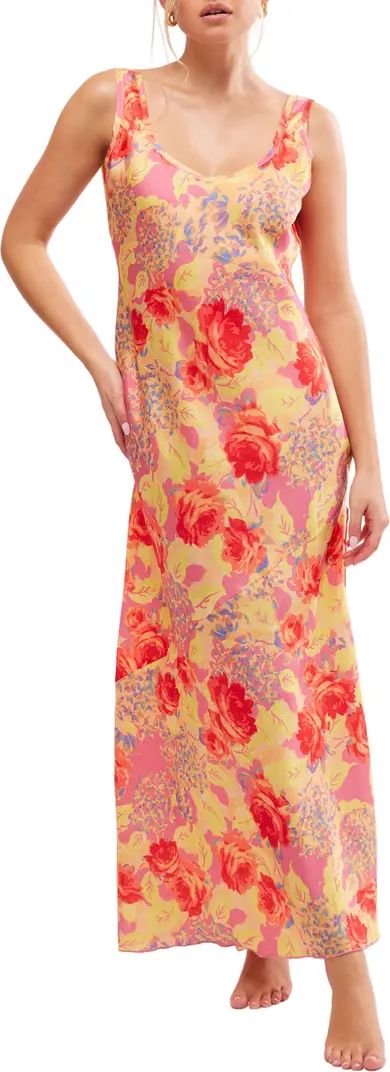 Free People Worth the Wait Floral Maxi Dress | Nordstrom | Nordstrom