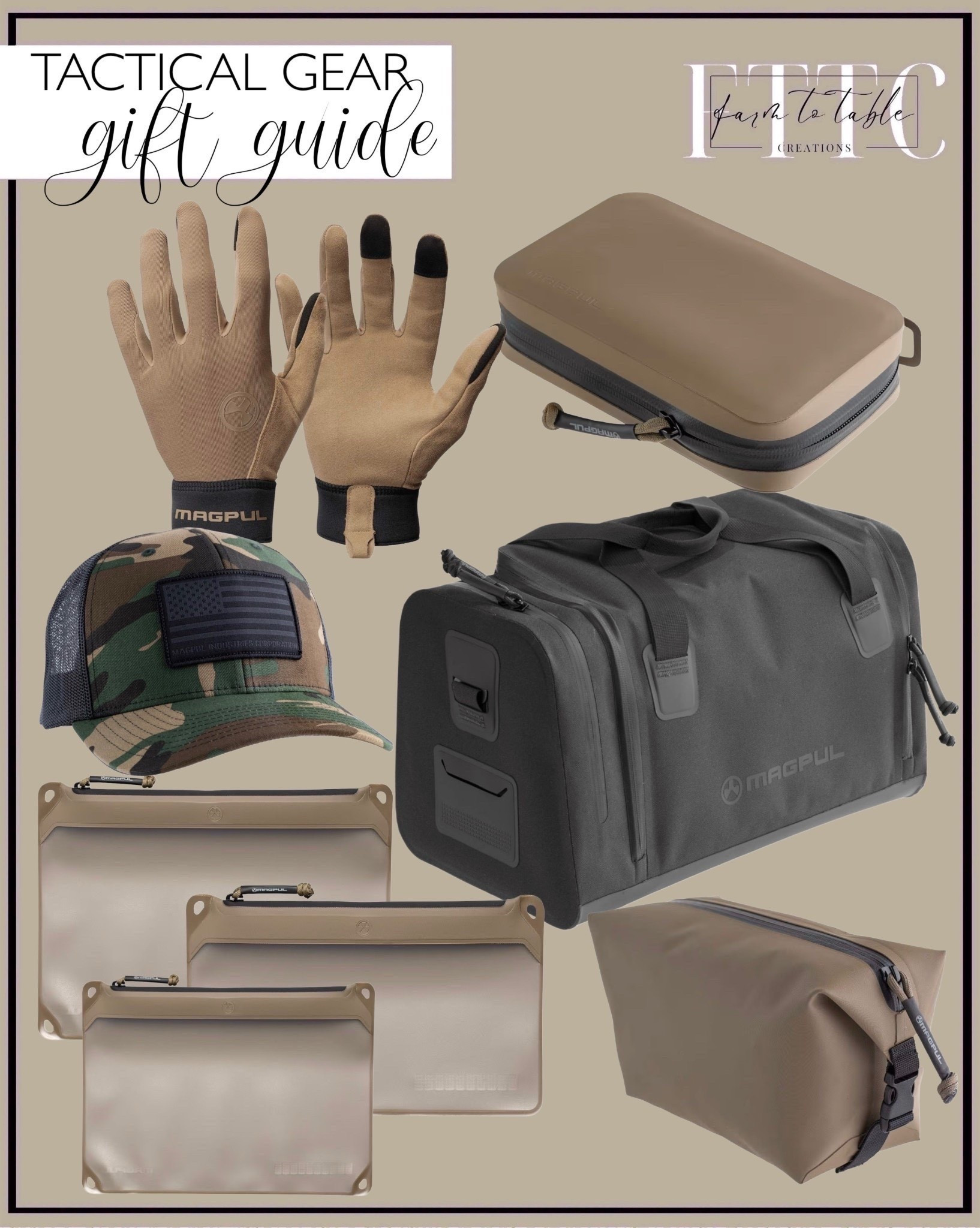 Tactical Gear Gift Guide | Amazon Finds for Him
Follow @farmtotablecreations on Instagram for more home + holiday finds.

A curated lineup of rugged, practical Amazon picks he’ll actually use. Magpul gloves, waterproof storage bags, tactical pouches, durable cases, and the heavy-duty duffel that’s built to handle anything. Great stocking stuffers or a full gift set for the outdoorsman or gear-obsessed guy on your list.

#amazon #amazonfinds #giftguideforhim #tacticalgear #magpul #outdoorgear #mensgifts #giftideas #holidaygifts #amazonmusthaves #ruggedgear #travelgear #gearbag #blackfridaydeals



#LTKSaleAlert #LTKMens #LTKGiftGuide