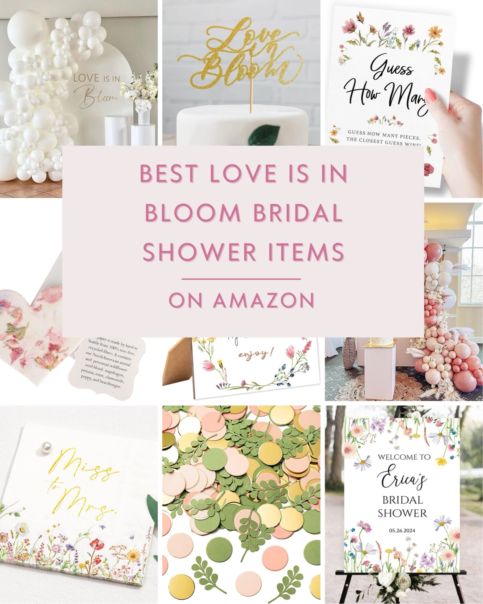 The sweetest spring or summer bridal shower theme: Love is in Bloom 🌸

I’ve rounded up so many on-theme party items for decor, activities and more from Amazon! 


#LTKParties #LTKWedding