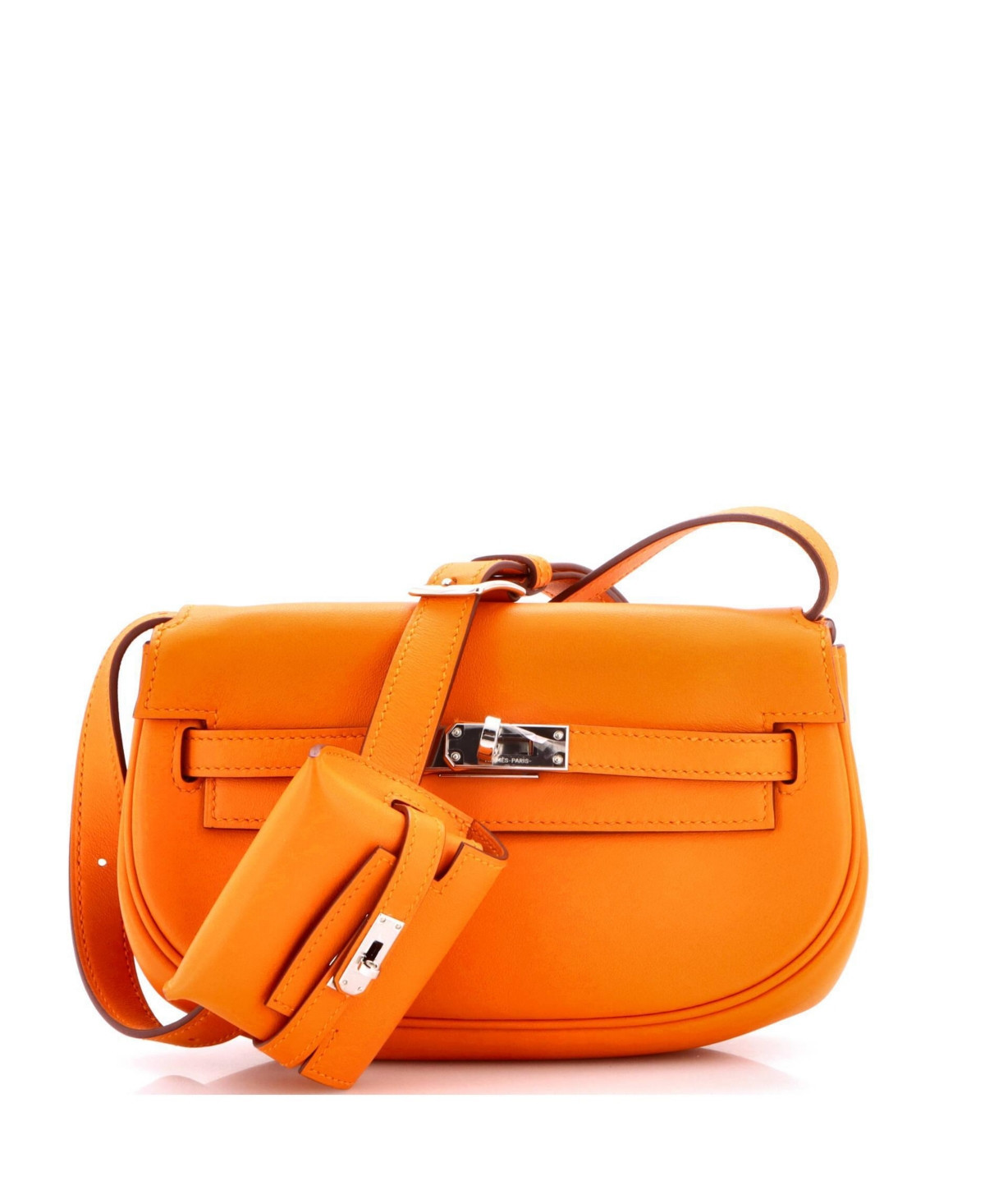 Pre-Owned Hermes Kelly Moove Bag Swift - Orange | Macy's