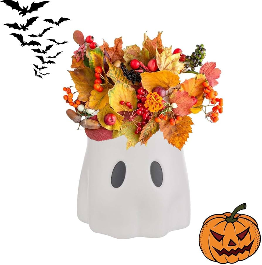 Ghost Bucket Decor, Cutest Ghost Bucket, Ghost Bucket Vase, Ghost Vase Gift, 2024 New Cutest Ghos... | Amazon (US)