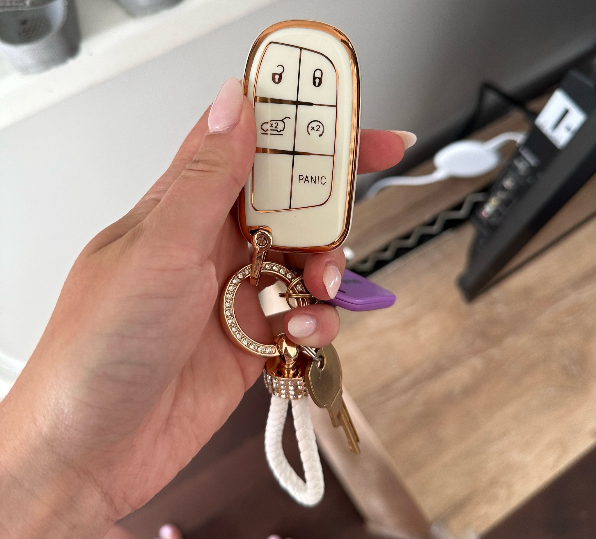 The cutest aesthetic key fob cover for your car keys! Comes in so many makes and models! 

#LTKunder100 #LTKFind #LTKunder50