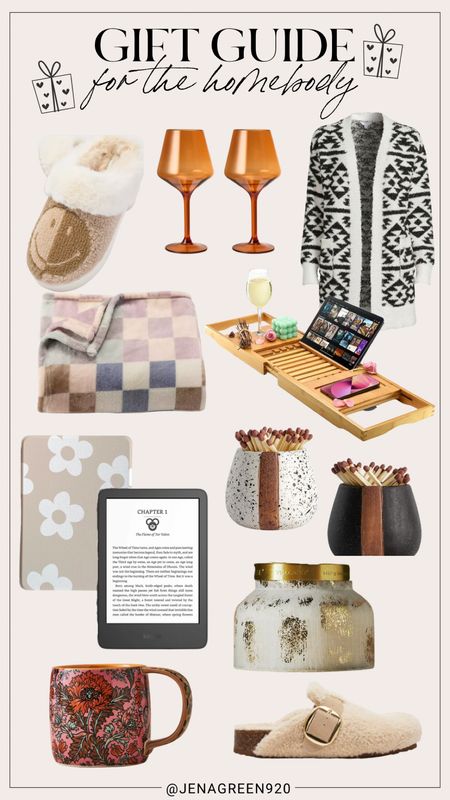 Gift Guide | Holiday Homebody Gift Guide | Gifts For Her | Stocking Stuffer | Cozy Gifts | Checkered Blanket | Sherpa Slides | Smiley Face Slippers | Fuzzy Cardigan 

#LTKHoliday #LTKhome #LTKGiftGuide