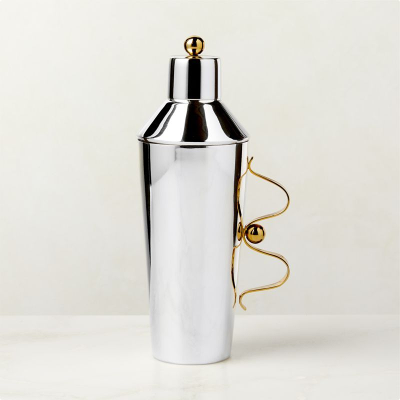 Boule Stainless Steel Cocktail Shaker | CB2 | CB2