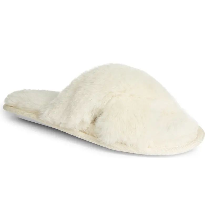 Snuggle Plush Faux Fur Slipper | Nordstrom
