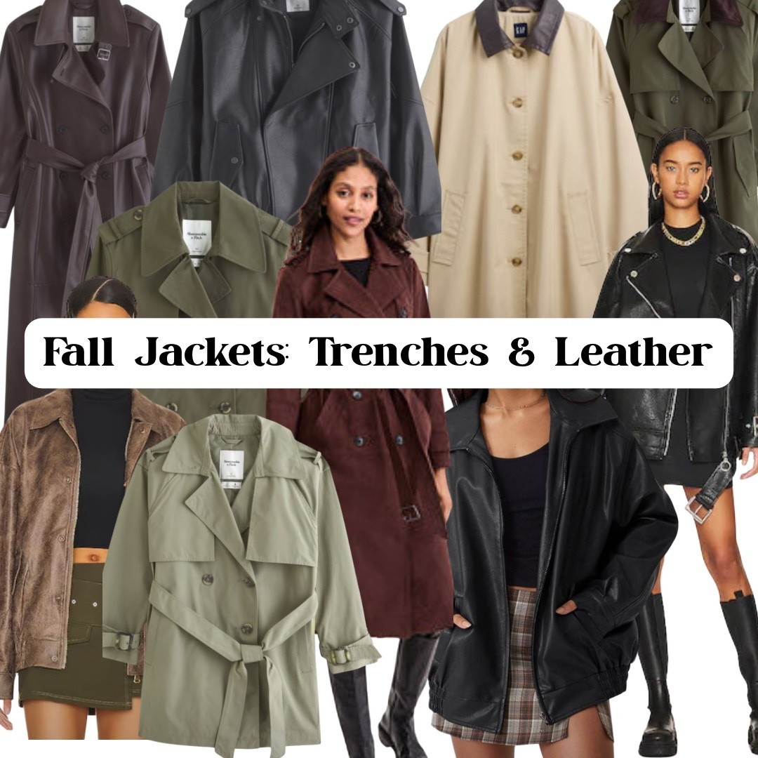 Fall Jackets & How to Style Them
Part 2: leather jackets and trench coats

#LTKSeasonal