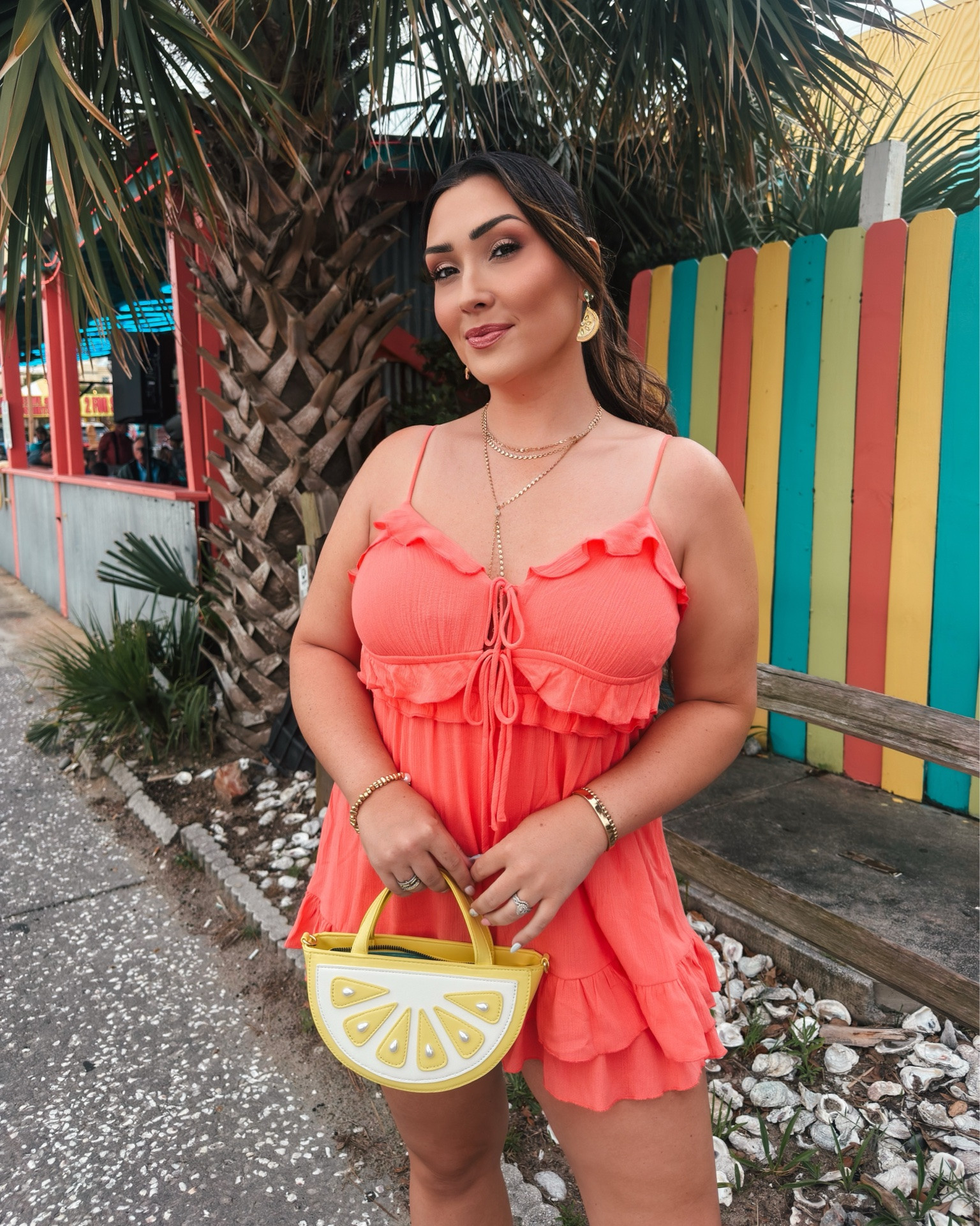 Coral and lemon outfit for vacation 🧡🍋🌴 most of this is from Walmart!!

#LTKSaleAlert #LTKootd #LTKTravel