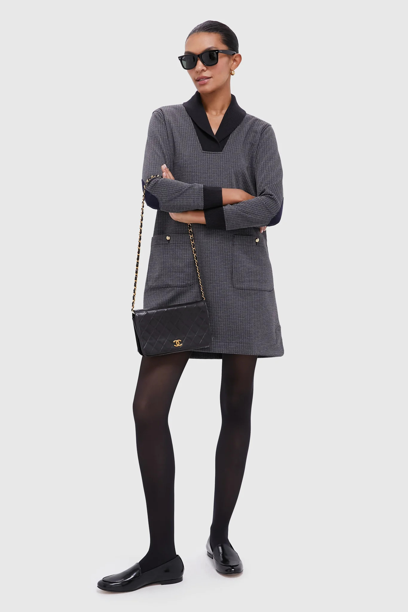 Black Plaid Emerson Dress | Tuckernuck (US)