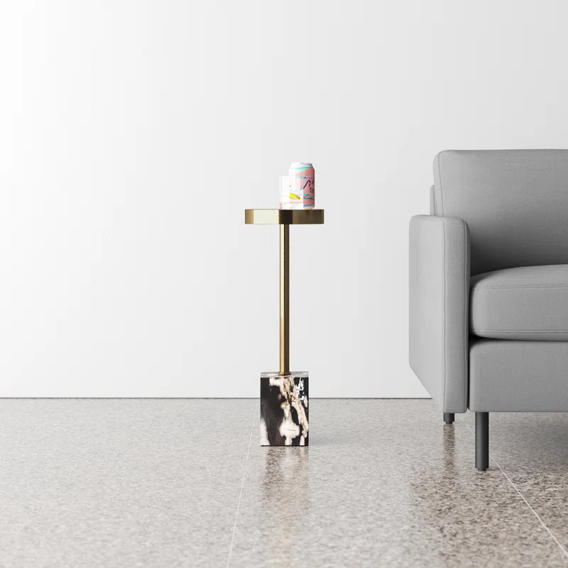 Arwin Stone Top End Table | Wayfair North America