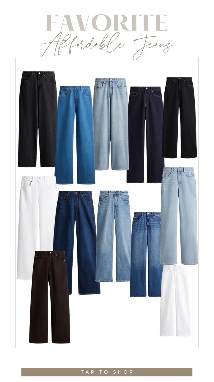 These are my favorite affordable jeans! They feel so high end for the price. I wear them all the time and always get compliments! 