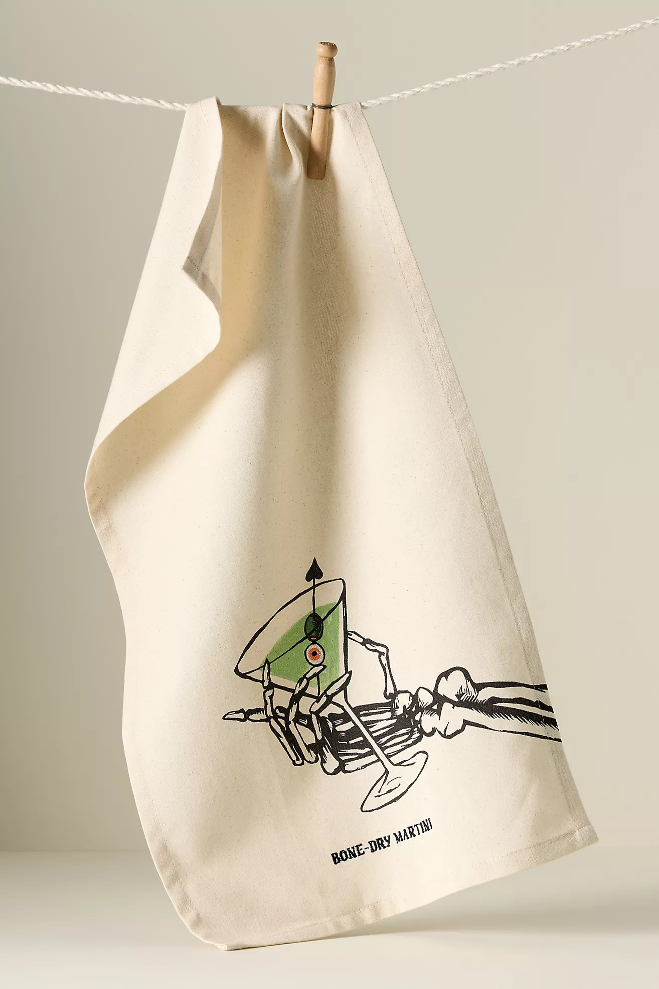 Bone-Dry Martini Bar Towel | Anthropologie (US)