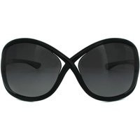 Tom Ford Sunglasses FT0009 Whitney 01D Shiny Black Smoke Grey Polarized | Discounted Sunglasses
