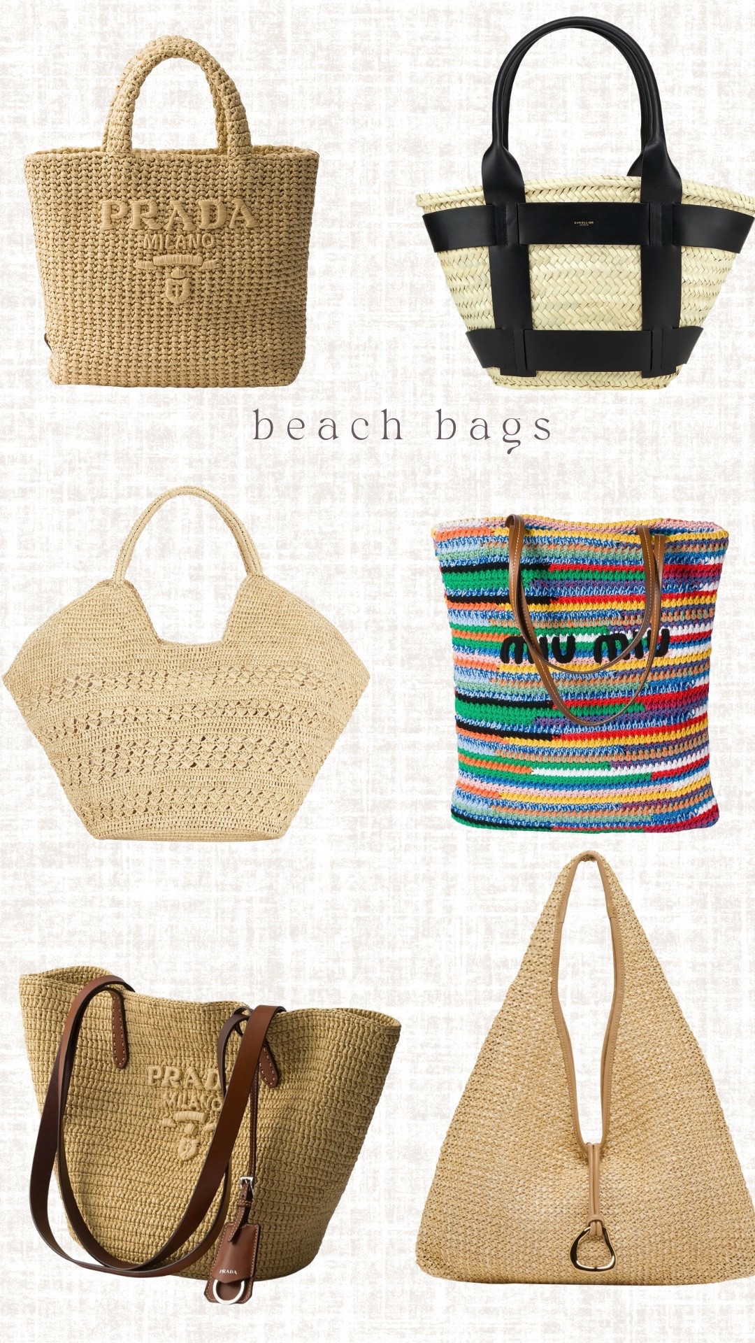 Beach bags I’m loving ￼

#LTKSwim #LTKMothersDay #LTKTravel