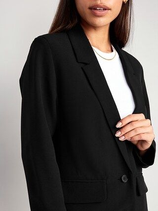 Taylor Relaxed Suit Blazer for Women | Old Navy (CA)