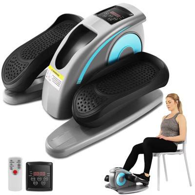 ANCHEER Under Desk Elliptical Trainer Machine with Display Monitor Remote Control for Home Office Fitnes, Gray | Target