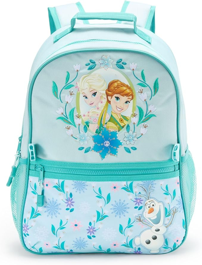Disney Store Official Frozen Backpack - Kids Backpack with Embroidered Accents, Adjustable Straps... | Amazon (US)