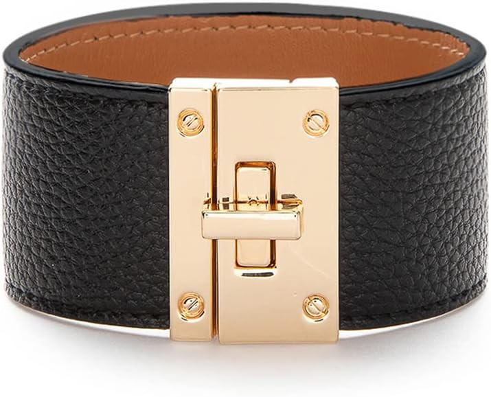 Rantanto Braid Leather Wrap Bracelet Trendy Stackable Crystal Cuff Boho Gold Heart Bracelet Jewel... | Amazon (US)