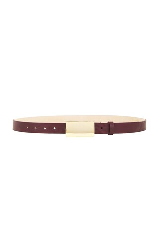 Plate Belt in Gold & Burgundy | Revolve Clothing (Global)