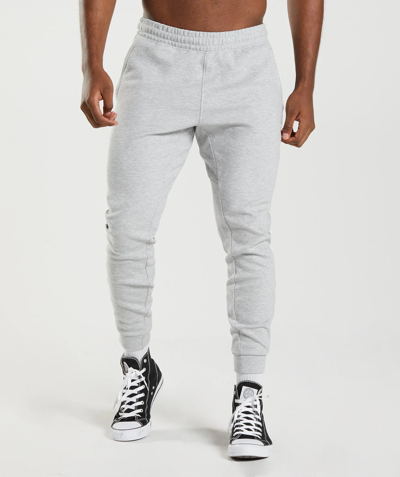 Gymshark React Joggers - Light Grey Core Marl | Gymshark US