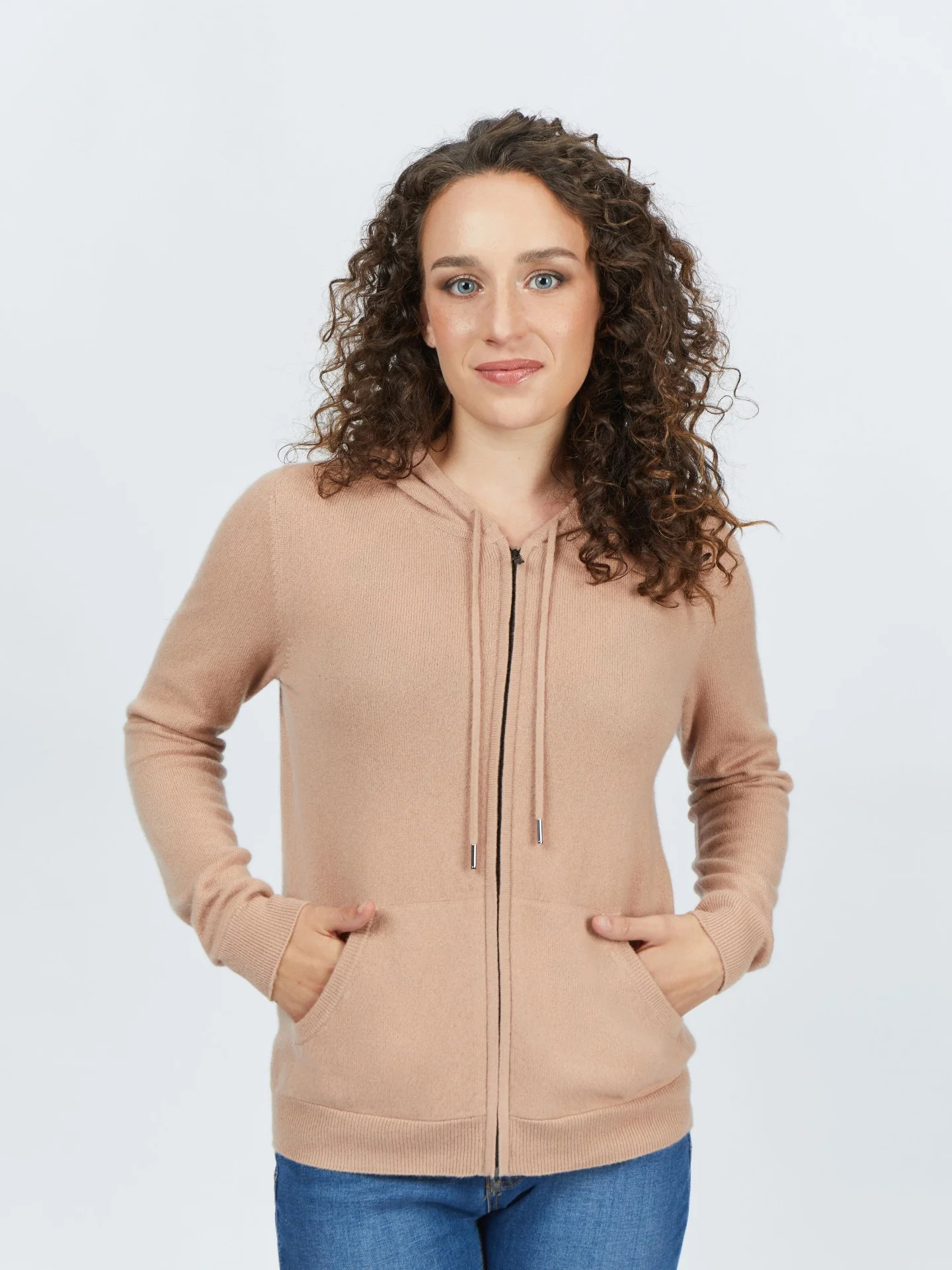 Full-Zip Hoodie | Gobi Cashmere