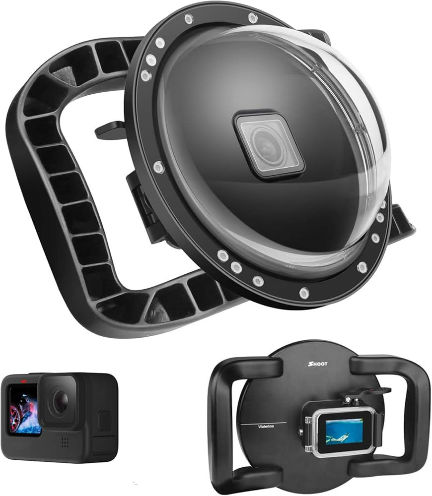 SHOOT Dome Port for GoPro Hero 12/11 /10/9 Black - Upgraded Coating Film for Anti-Scratch, Dual H... | Amazon (US)